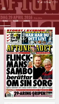 Aftonbladet Tidning android App screenshot 1